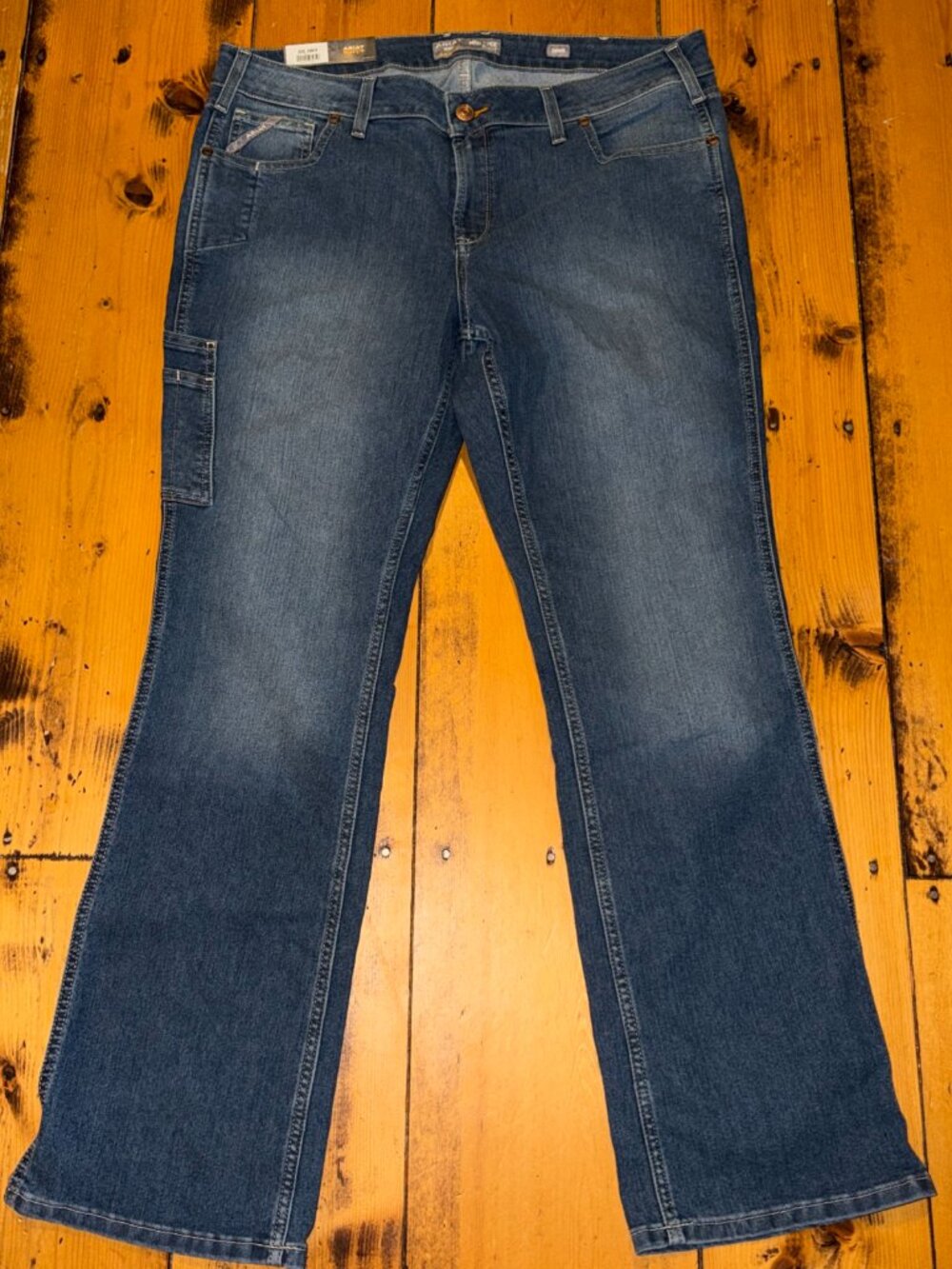 Ariat Women's Rebar Mid Rise Bootcut Denim Jeans 20WR - NWT